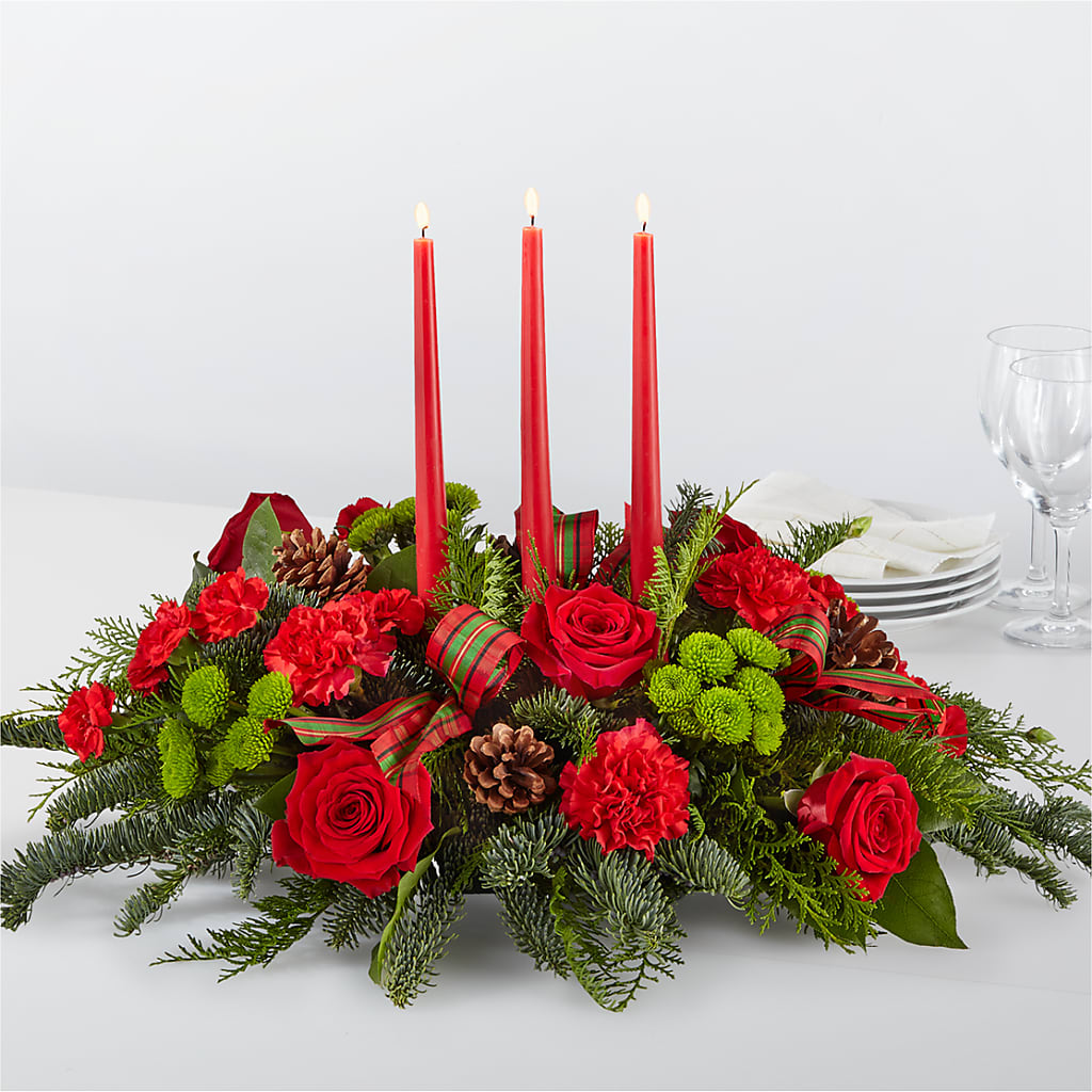 By the Candlelight Centerpiece – Flowers By Mgm, North York ON