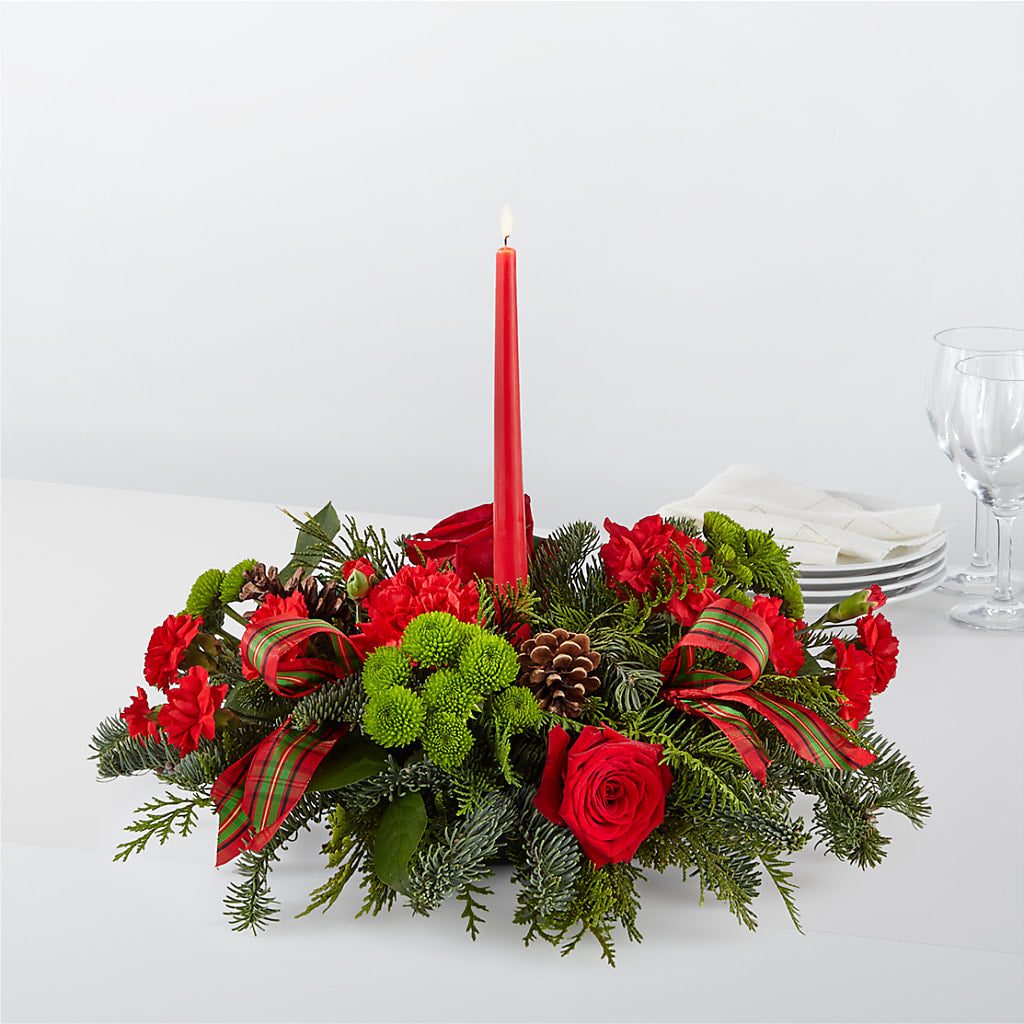 By the Candlelight Centerpiece – Flowers By Mgm, North York ON