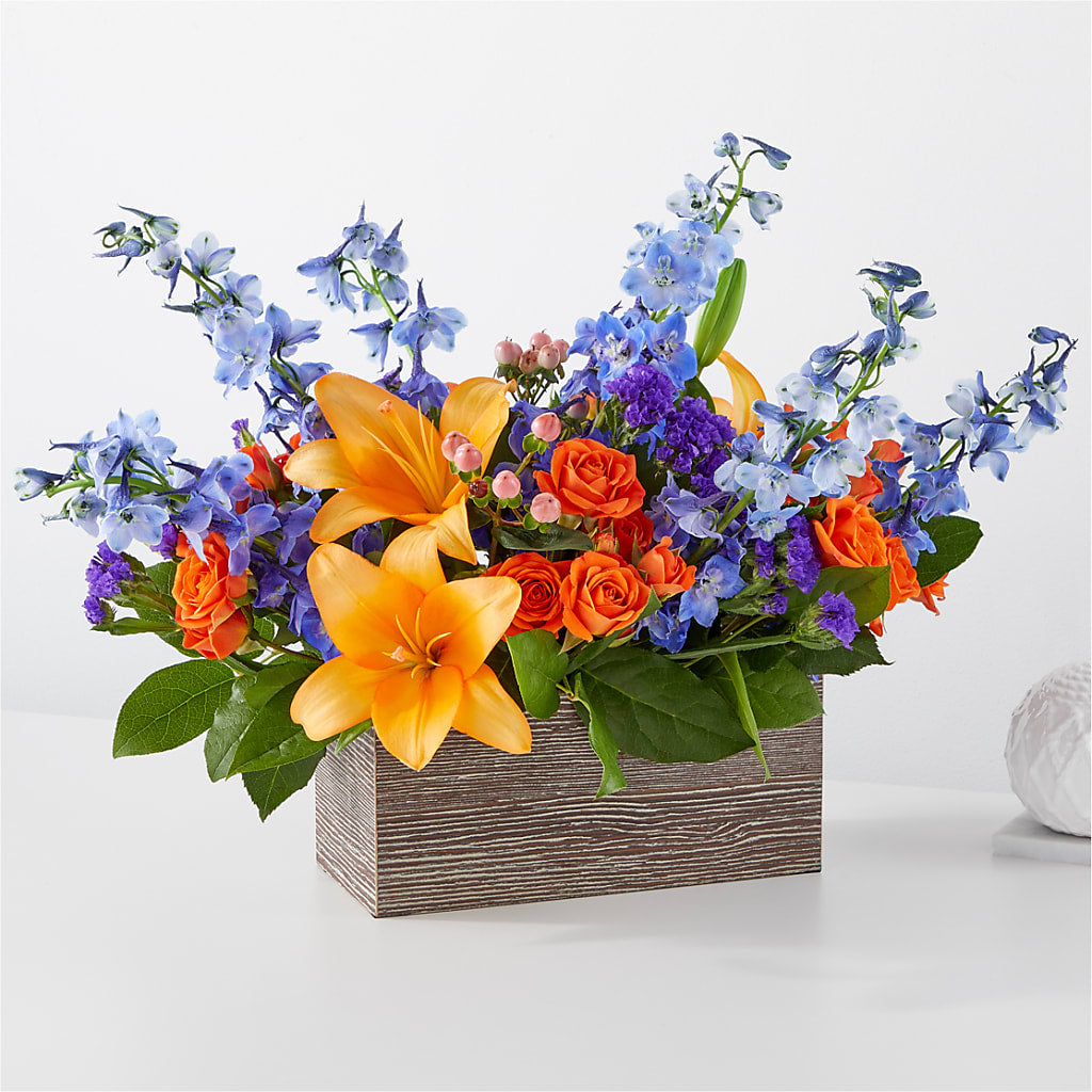 Radiant Citrus Box Bouquet – Flowers By Mgm, North York ON