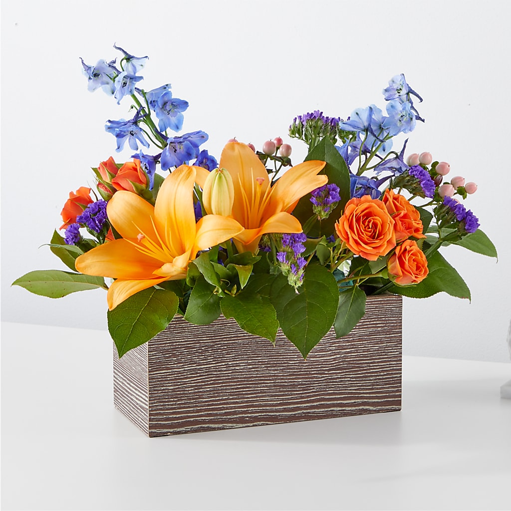 Radiant Citrus Box Bouquet – Flowers By Mgm, North York ON