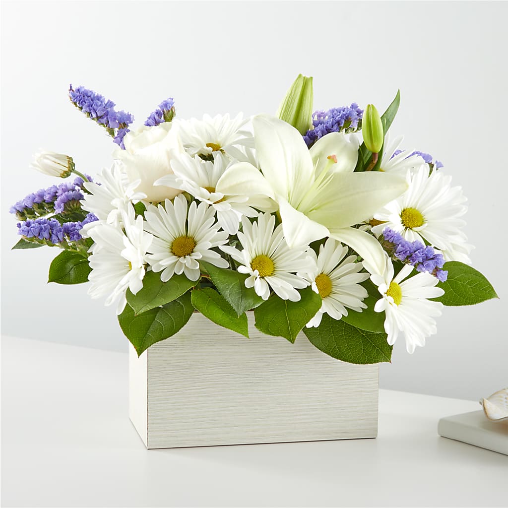 Beyond Blue Box Bouquet – Flowers By Mgm, North York ON