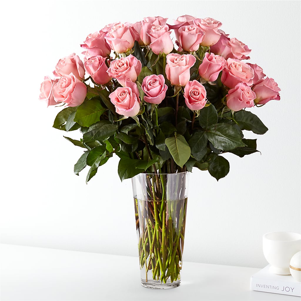Long Stem Pink Rose Bouquet – Flowers By Mgm, North York ON