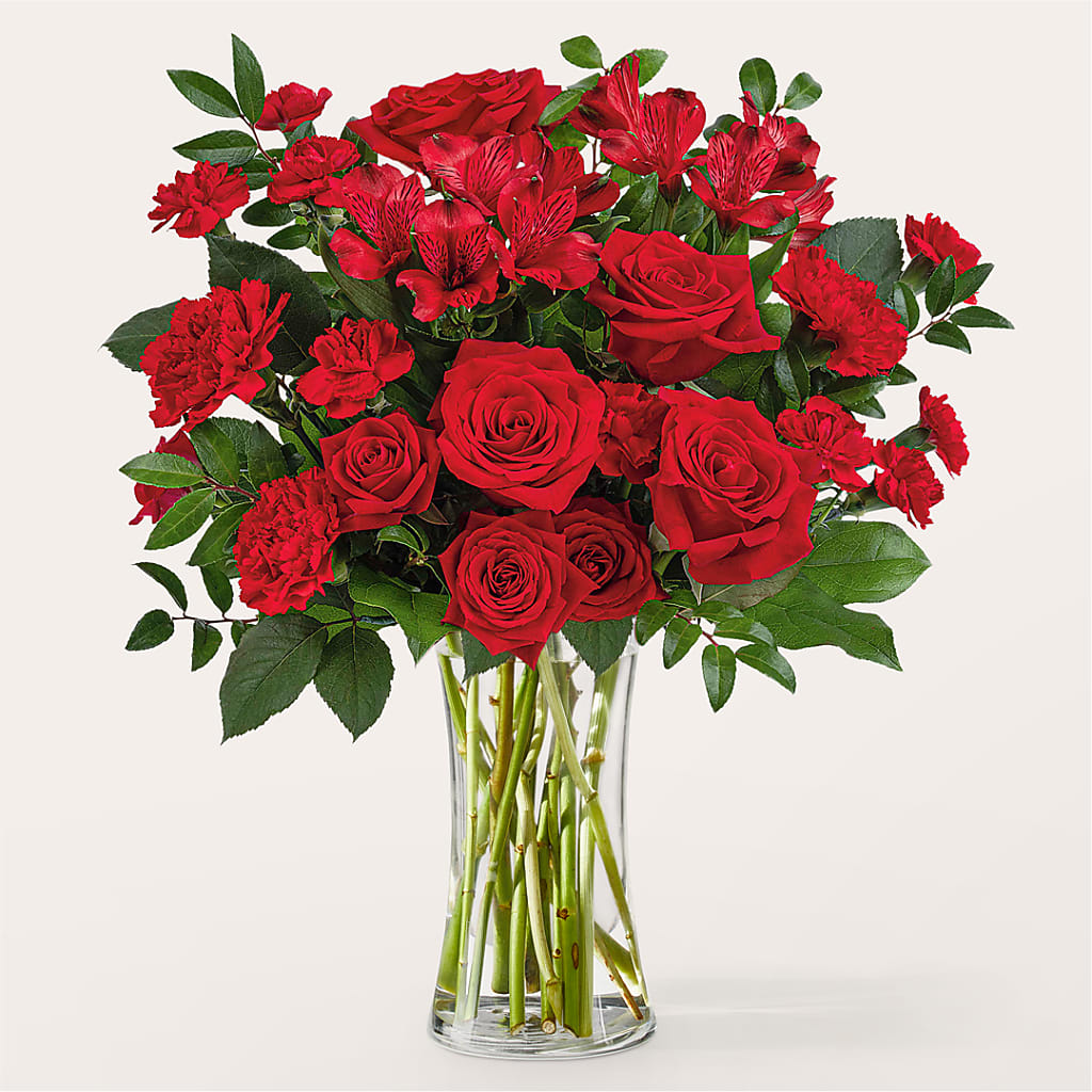 Brilliant Ruby Bouquet – Flowers By Mgm, North York ON