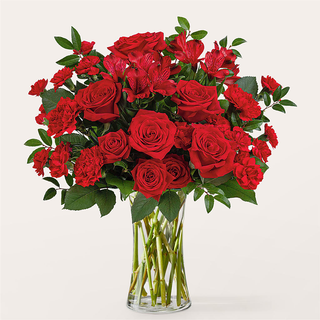 Brilliant Ruby Bouquet – Flowers By Mgm, North York ON