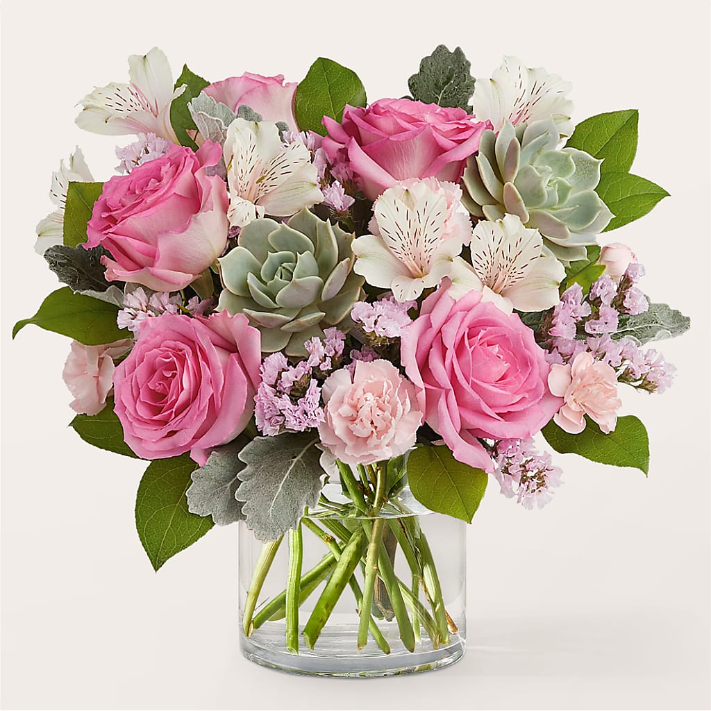 Dusty Rose Bouquet – Flowers By Mgm, North York ON