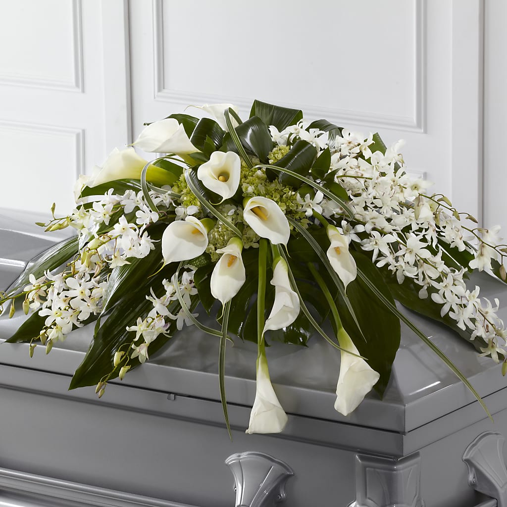 Angel Wings Casket Spray – Flowers By Mgm, North York ON