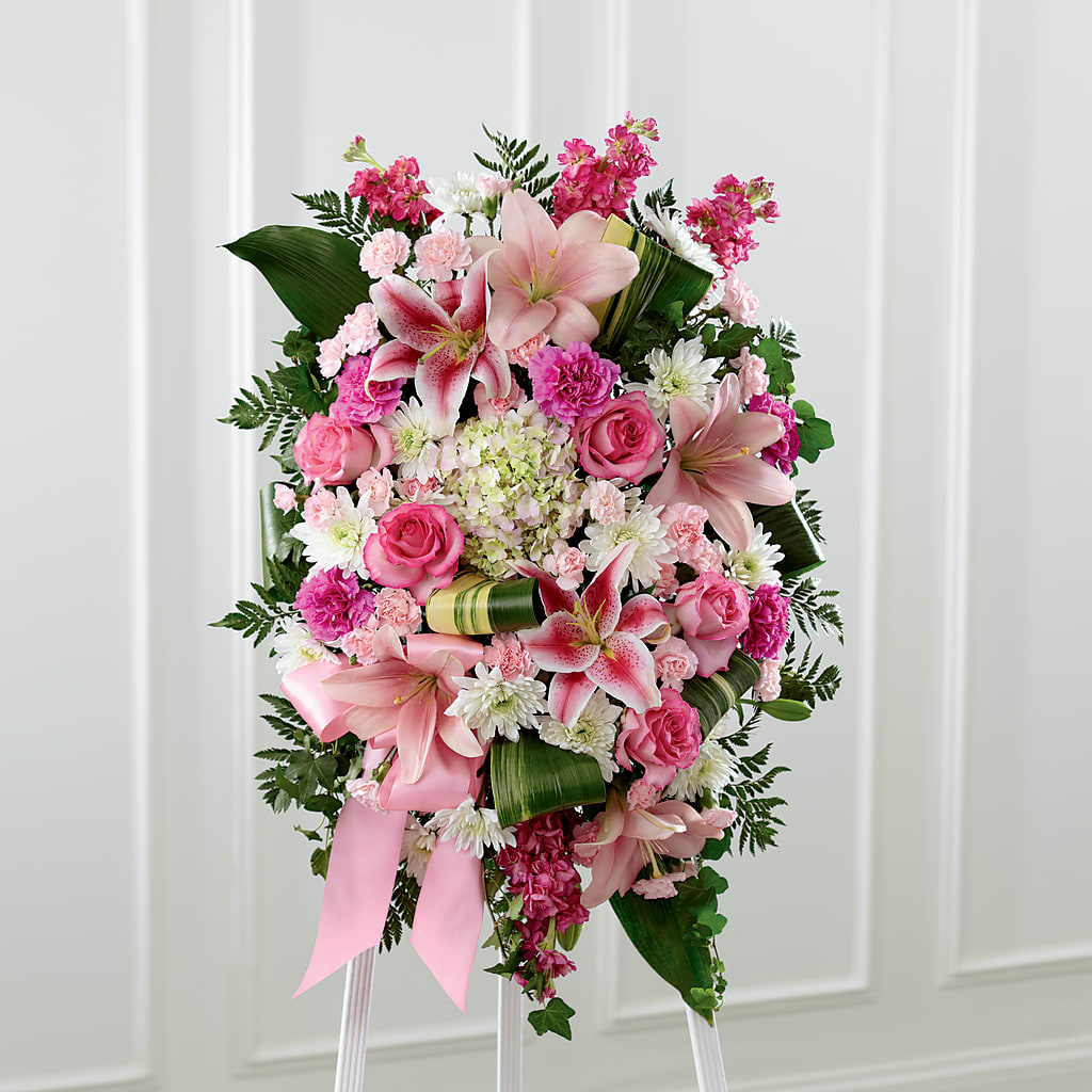 Comforting Standing Spray – Flowers By Mgm, North York ON