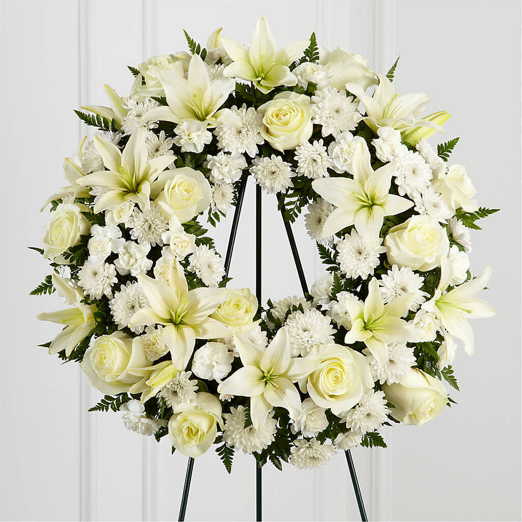 Treasured Tribute Wreath – Flowers By Mgm, North York ON