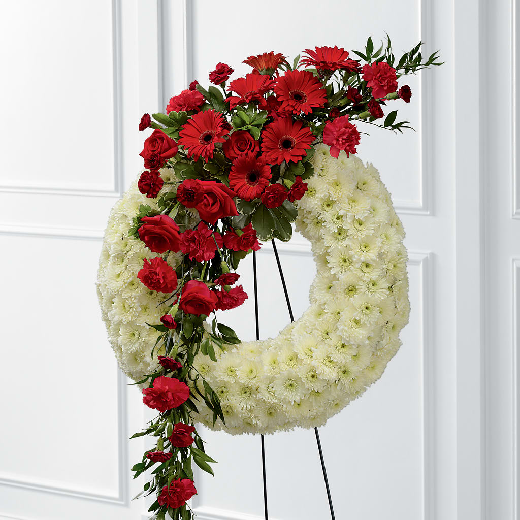 Graceful Tribute Wreath – Flowers By Mgm, North York ON