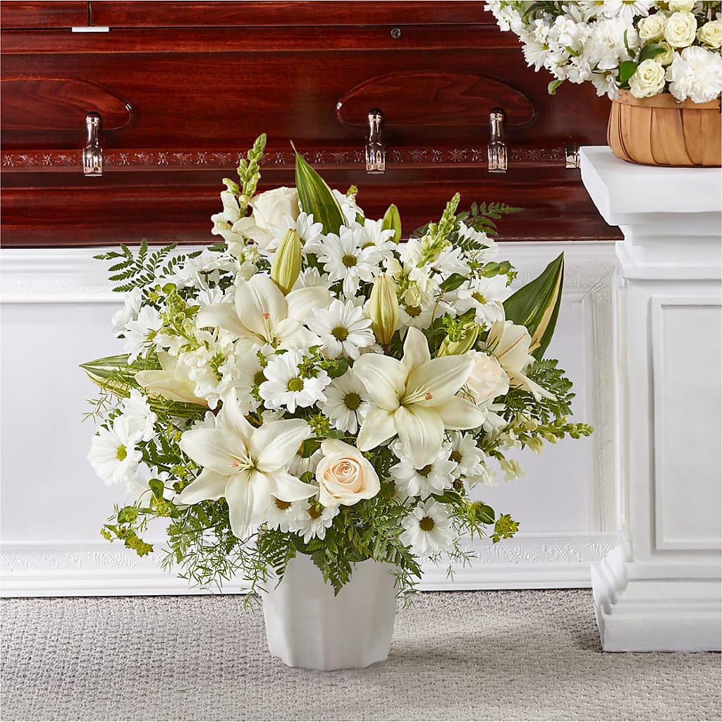 Thoughts of Tranquility Floor Basket – Flowers By Mgm, North York ON