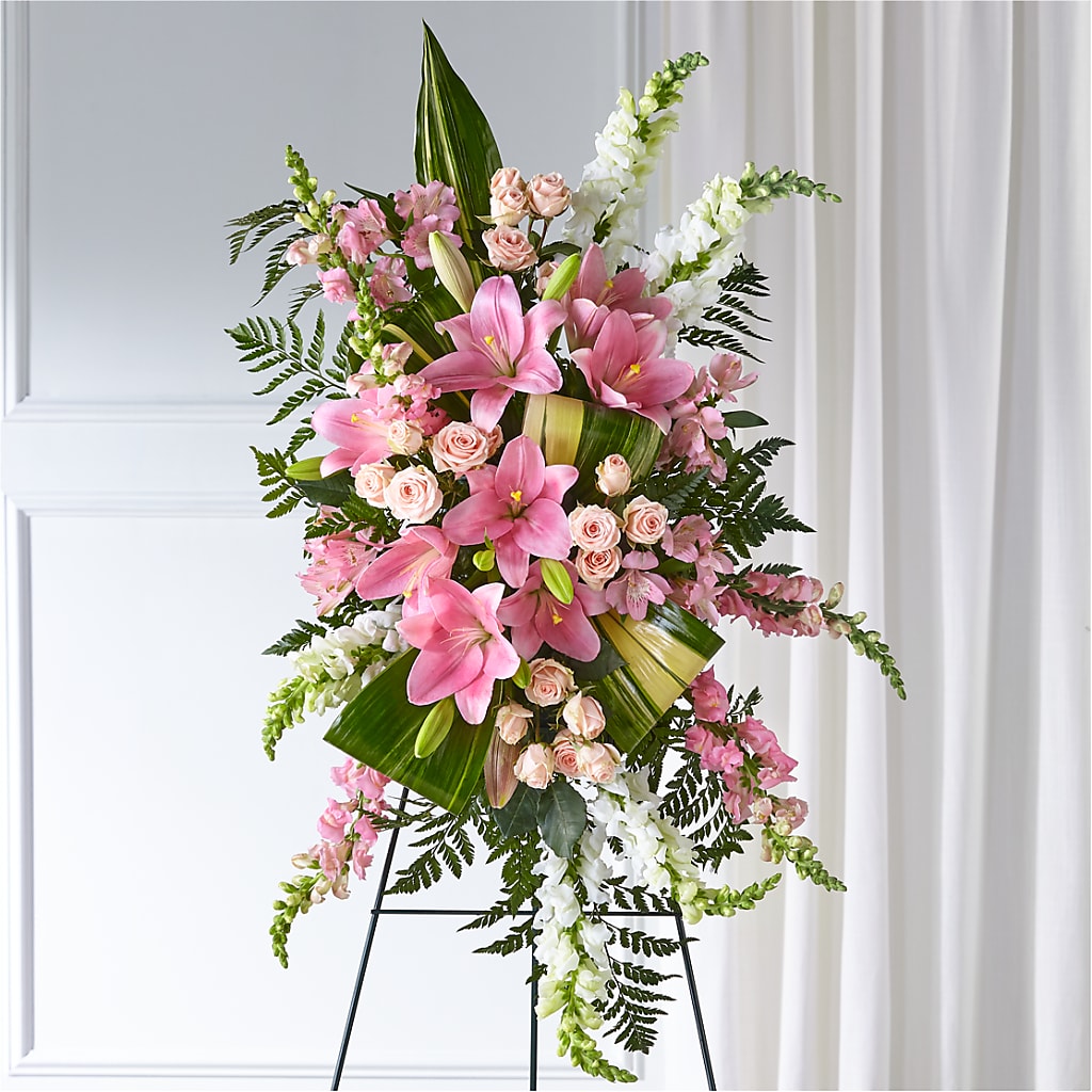 Elegant Embrace Standing Spray – Flowers By Mgm, North York ON