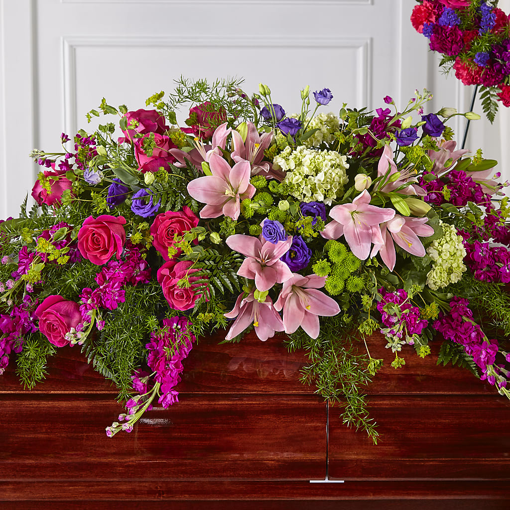 Radiant Tribute Casket Spray – Flowers By Mgm, North York ON