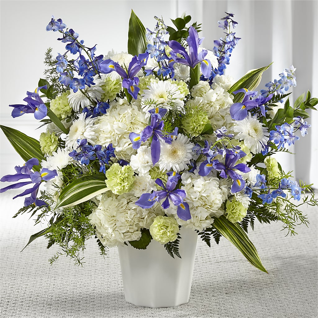 Soft Serenity Floor Basket – Flowers By Mgm, North York ON
