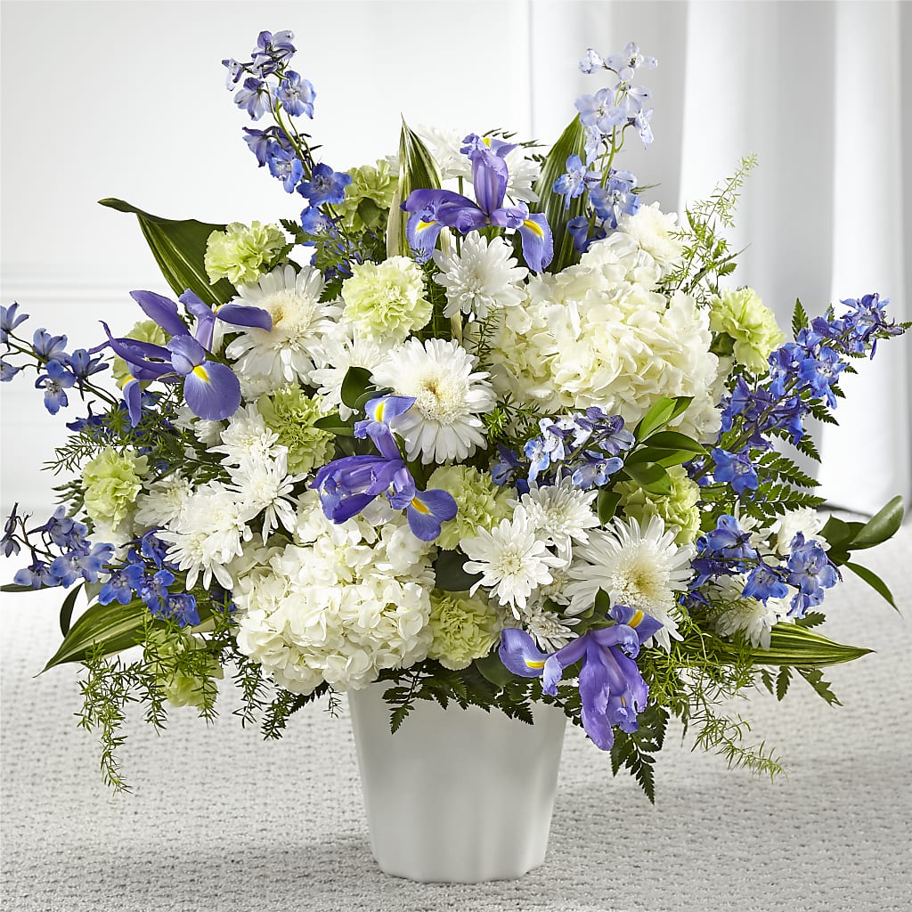 Soft Serenity Floor Basket – Flowers By Mgm, North York ON