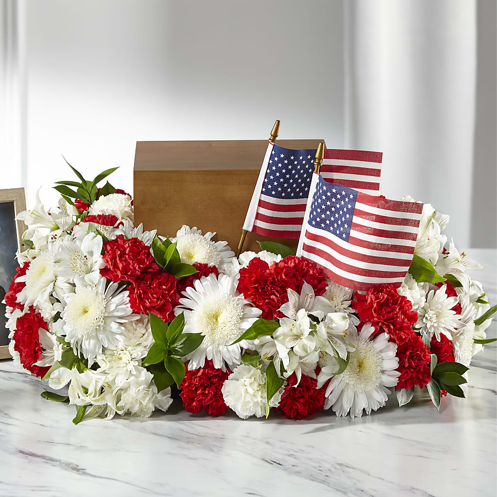 Spirit of Patriotism Cremation Adornment – Flowers By Mgm, North York ON