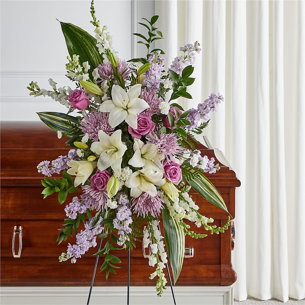 Grateful Hearts Standing Spray – Flowers By Mgm, North York ON