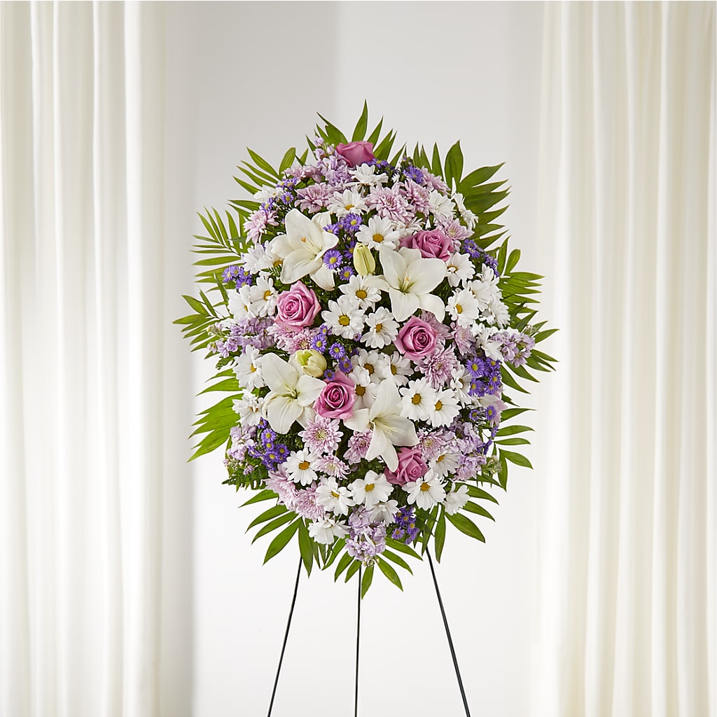 Surrounded by Love Standing Spray – Flowers By Mgm, North York ON