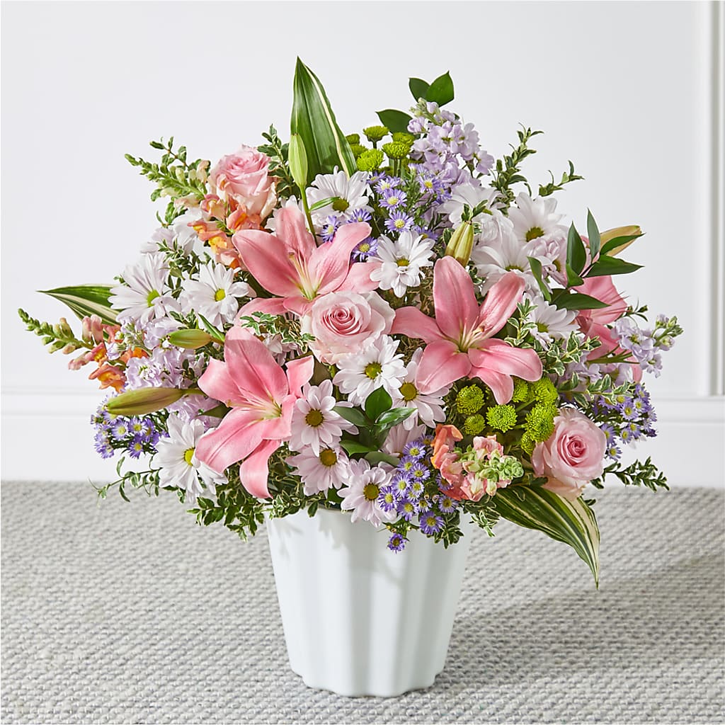 Abundant Compassion Floor Basket – Flowers By Mgm, North York ON