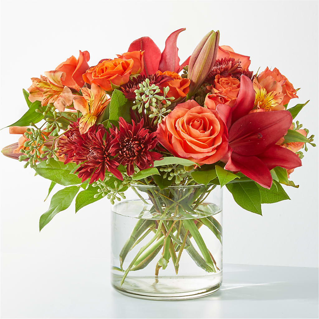 Crimson Leaves Bouquet – Flowers By Mgm, North York ON