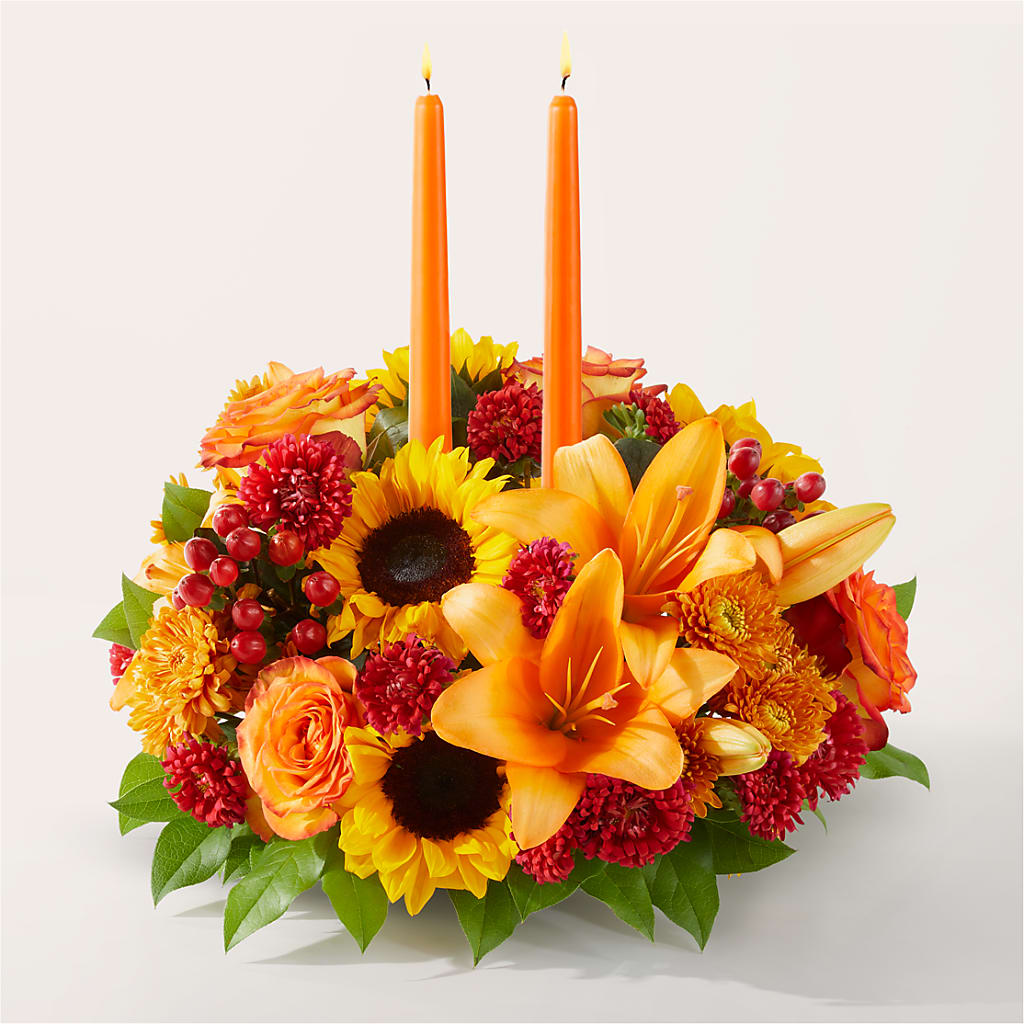 Grateful Centerpiece – Flowers By Mgm, North York ON