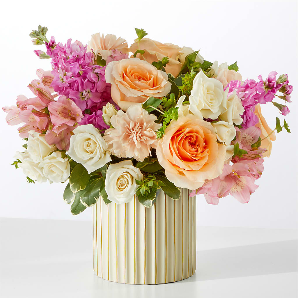 Paradise Bouquet with Ivory Vase – Flowers By Mgm, North York ON