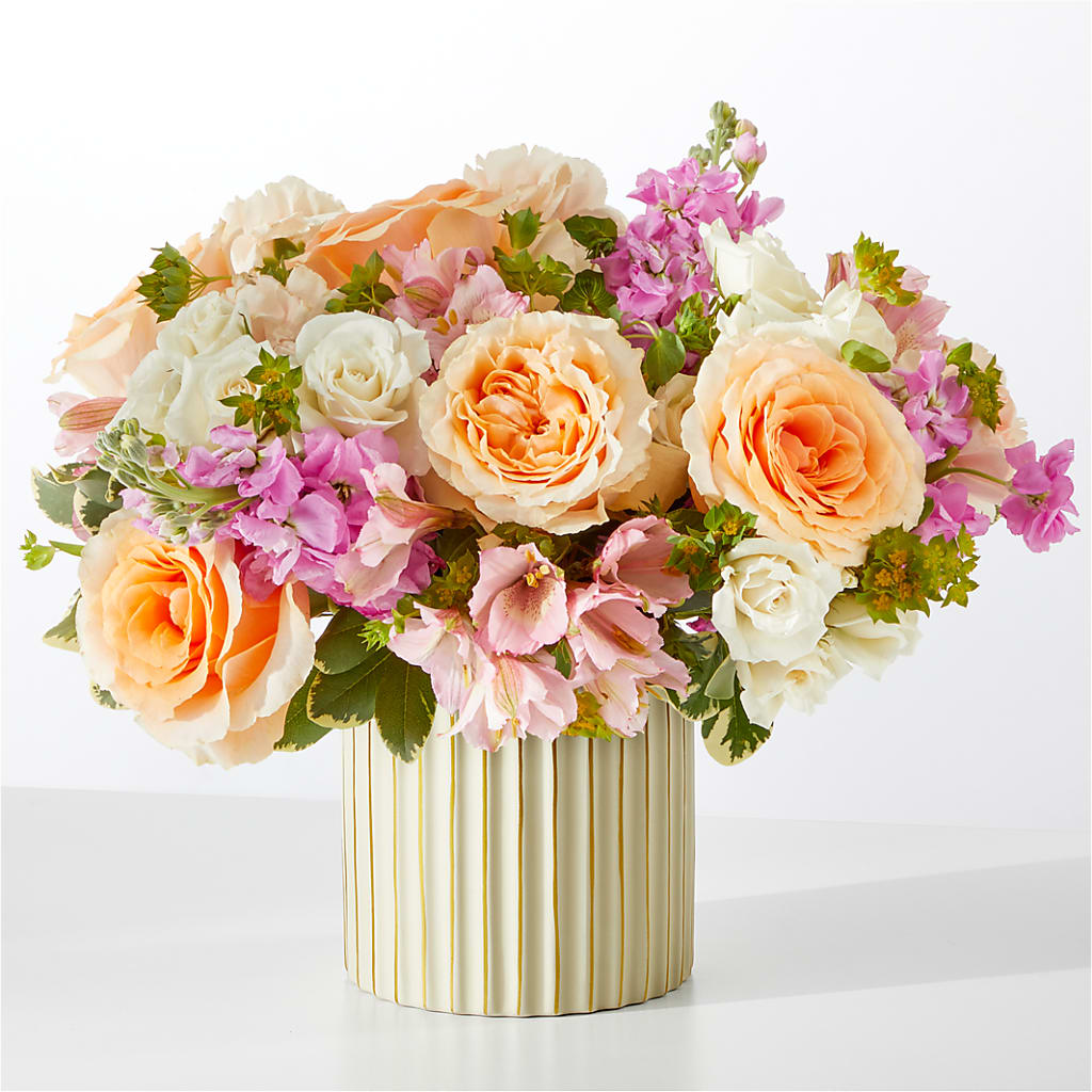 Paradise Bouquet with Ivory Vase – Flowers By Mgm, North York ON
