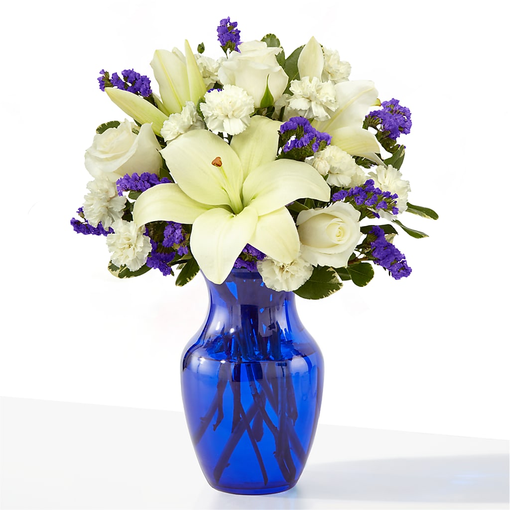 Sapphire Rush Bouquet – Flowers By Mgm, North York ON