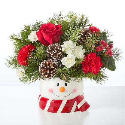 Jolly Snowman Bouquet –  Flowers By Mgm, North York ON