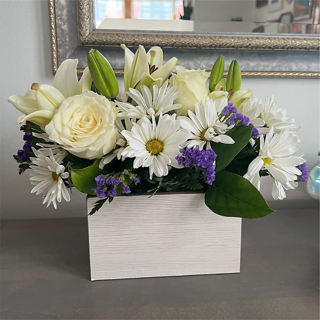 Beyond Blue Box Bouquet –  Flowers By Mgm, North York ON