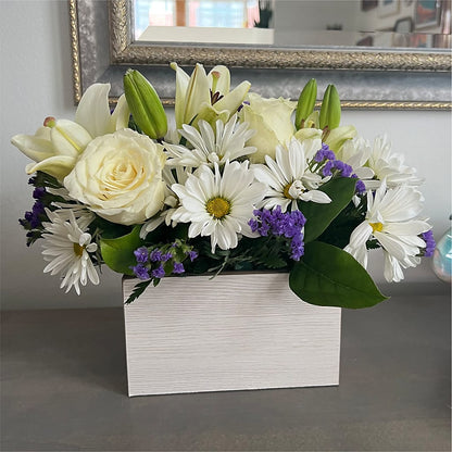 Beyond Blue Box Bouquet –  Flowers By Mgm, North York ON