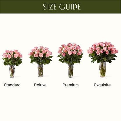Long Stem Pink Rose Bouquet –  Flowers By Mgm, North York ON