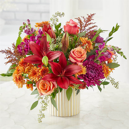 Burgundy Landscape Bouquet –  Flowers By Mgm, North York ON