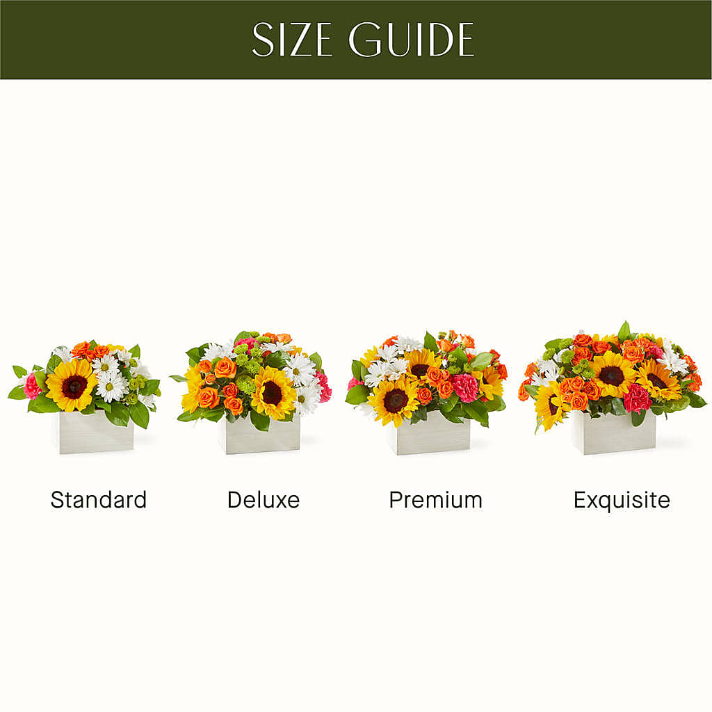 Sun-drenched Blooms Box Bouquet –  Flowers By Mgm, North York ON