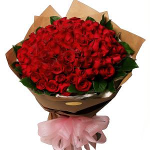 MGM 99 Red Roses Gift-Wrapped Bouquet –  Flowers By Mgm, North York ON