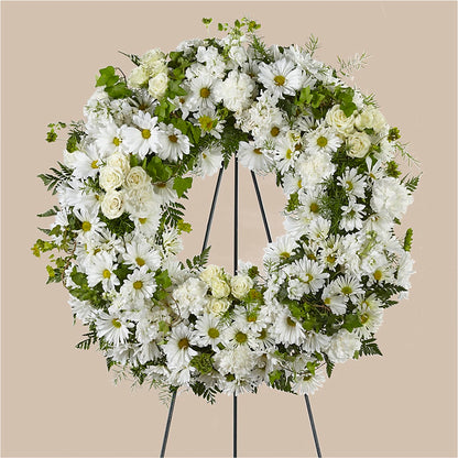 Faithful Wishes Wreath –  Flowers By Mgm, North York ON