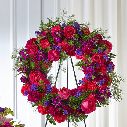 Calming Colors Wreath –  Flowers By Mgm, North York ON