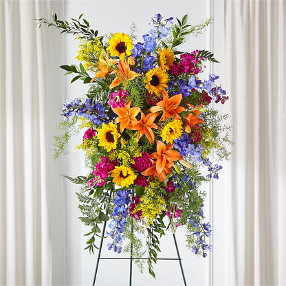 Sunlit Memories Standing Spray (Standard) –  Flowers By Mgm, North York ON