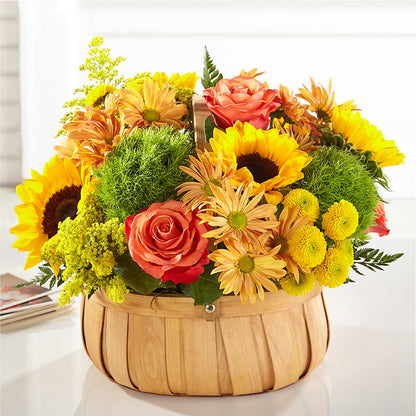 Harvest Sunflower Basket –  Flowers By Mgm, North York ON