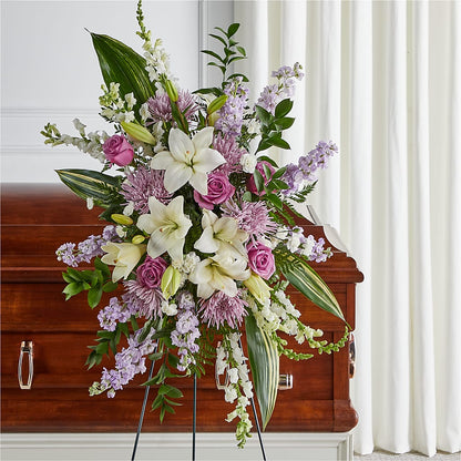 Grateful Hearts Standing Spray –  Flowers By Mgm, North York ON