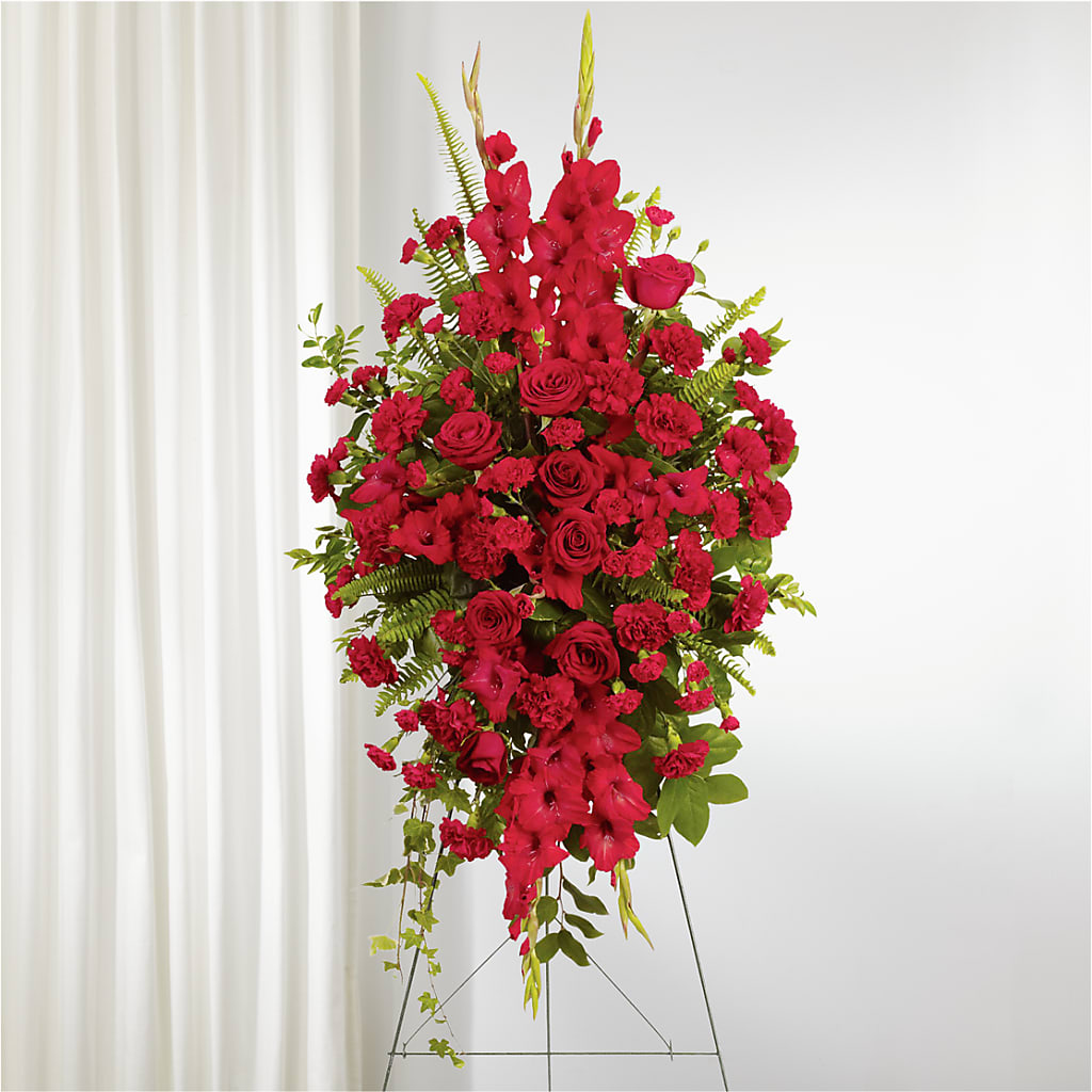 From the Heart Standing Spray –  Flowers By Mgm, North York ON