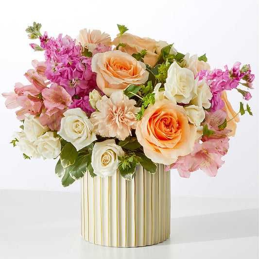 Paradise Bouquet with Ivory Vase –  Flowers By Mgm, North York ON
