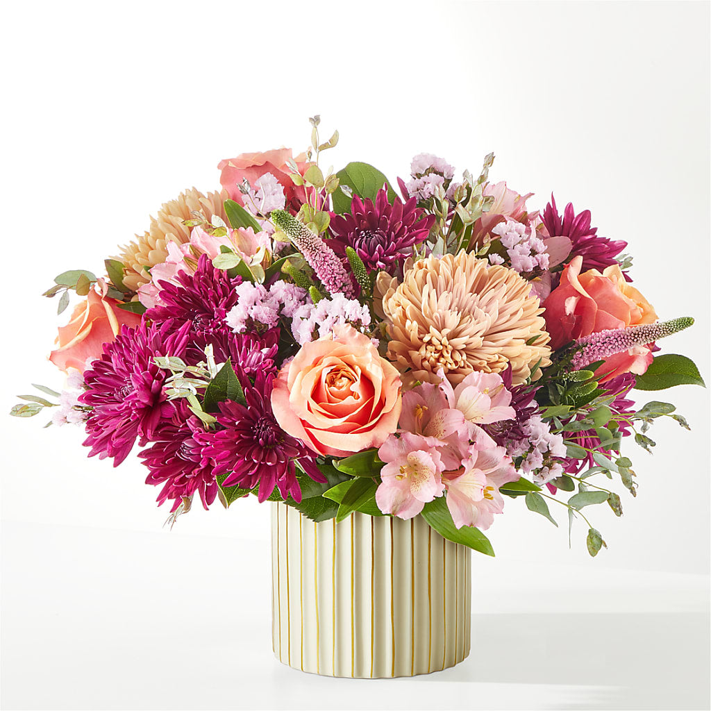 Berry Cobbler Bouquet with Ivory Vase –  Flowers By Mgm, North York ON