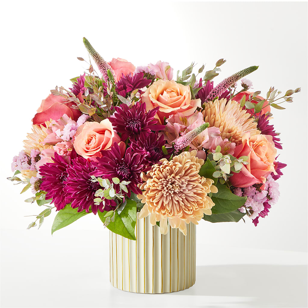 Berry Cobbler Bouquet with Ivory Vase –  Flowers By Mgm, North York ON