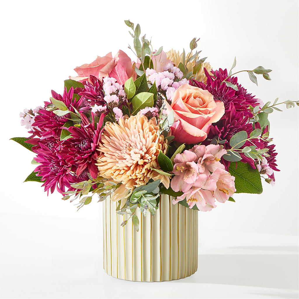 Berry Cobbler Bouquet with Ivory Vase –  Flowers By Mgm, North York ON