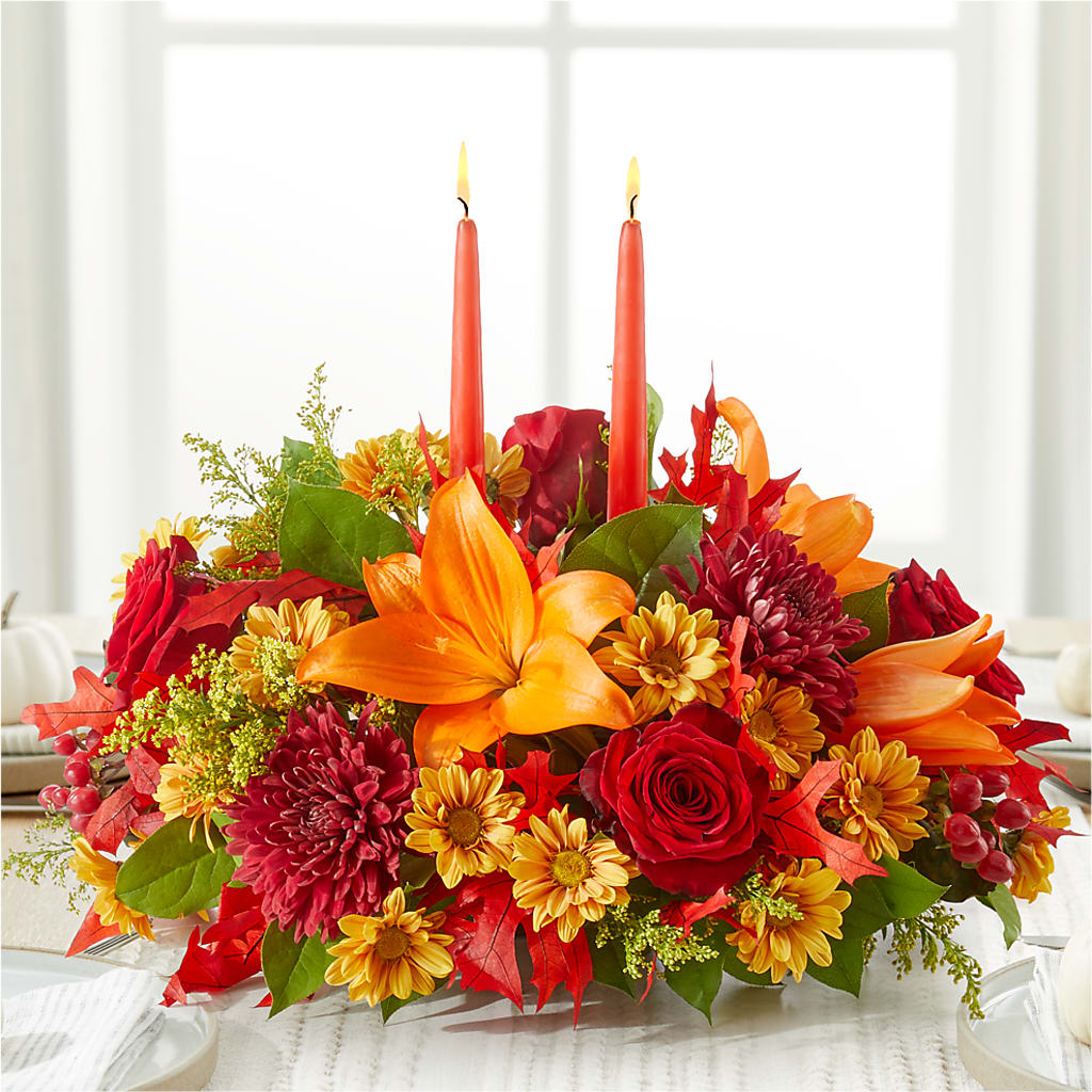 Autumn's Embrace Centerpiece –  Flowers By Mgm, North York ON