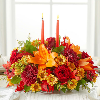 Autumn's Embrace Centerpiece –  Flowers By Mgm, North York ON