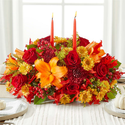 Autumn's Embrace Centerpiece –  Flowers By Mgm, North York ON