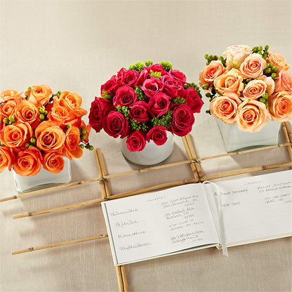 Dawn Rose Centerpiece –  Flowers By Mgm, North York ON