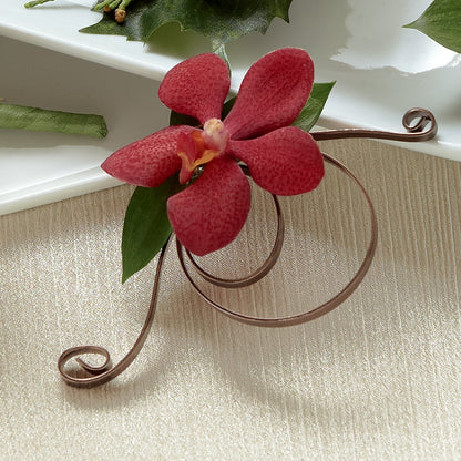 Red Mokara Boutonniere –  Flowers By Mgm, North York ON