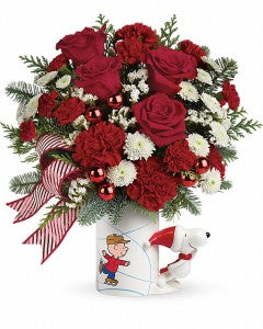 PEANUTS&reg; Christmas Mug by Teleflora